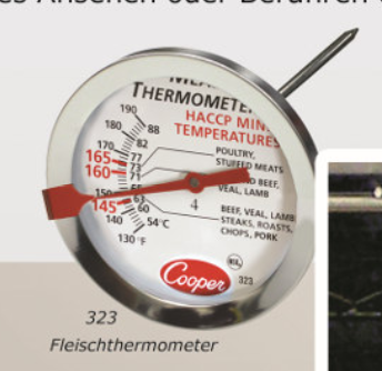 Roasting Thermometer NSF HACCP 120/200°F/°C
