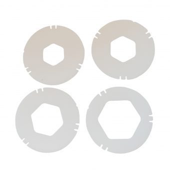 Silikonringset weiß für BD40 Serie, Größe 1-4