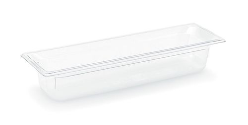 Gastronormbehälter 2/4 Kunststoff, transparent