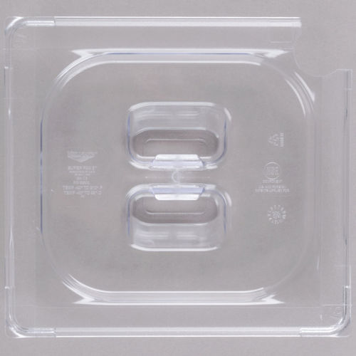 Gastronormdeckel 1/6 Kunststoff, transparent mit oder ohne Ausschnitt